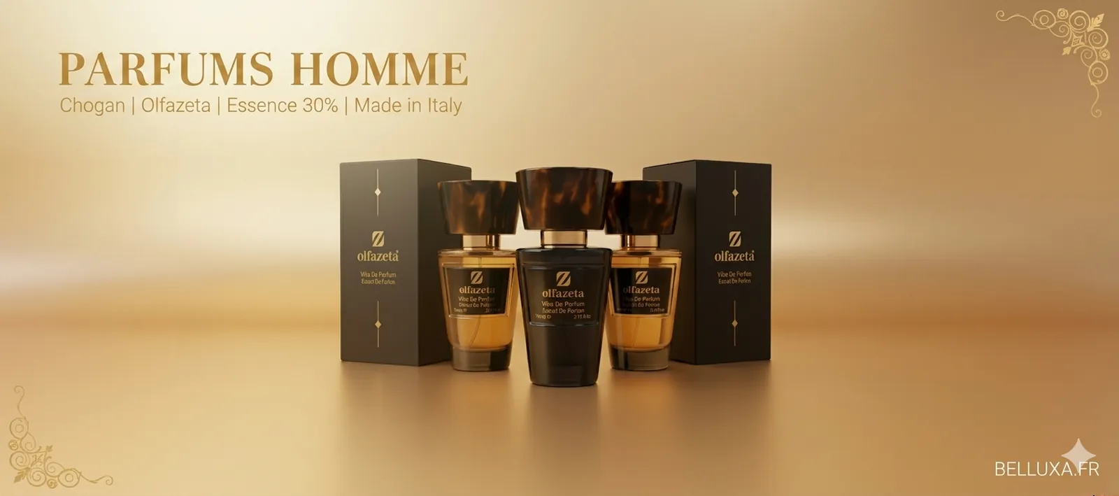 Parfums homme Chogan Olfazeta — voir la collection parfums homme