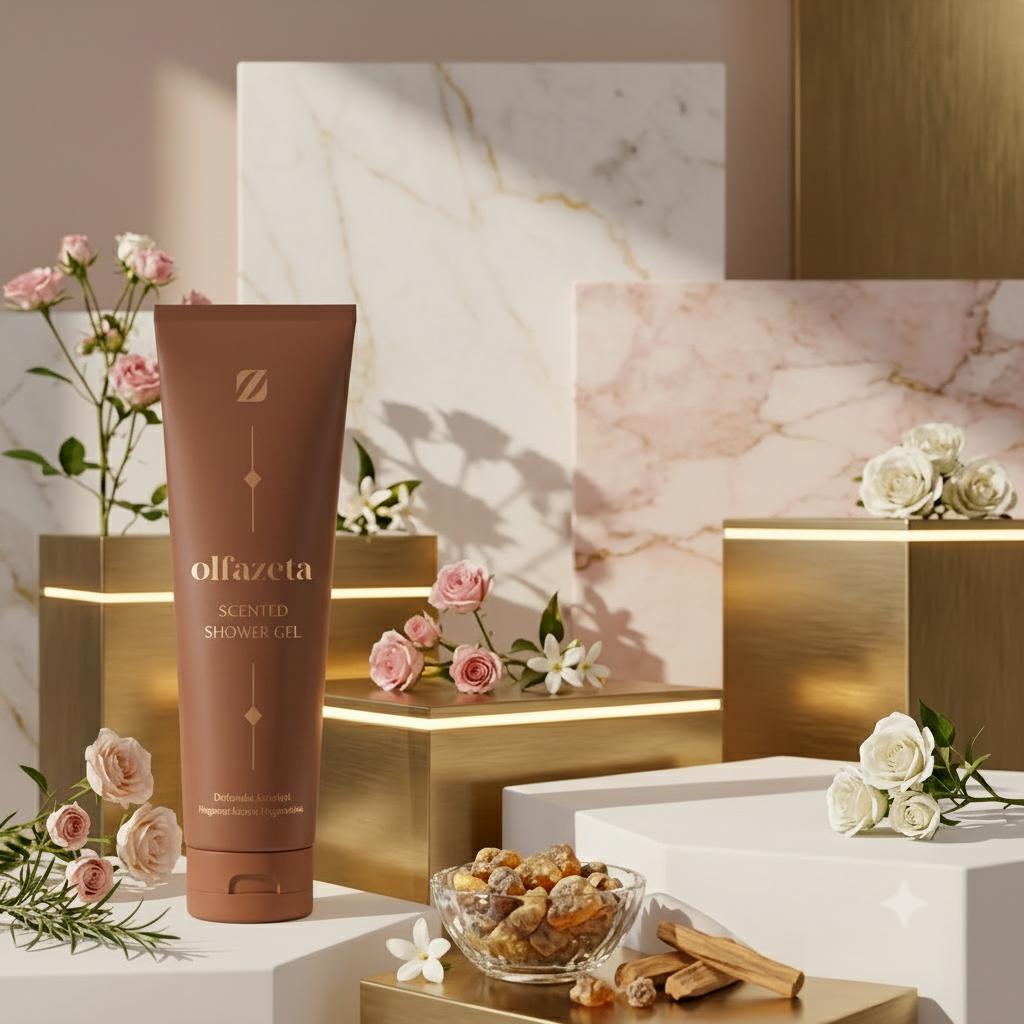 Flacon de Gel Douche Parfumé BSF010, gel douche parfumé — femme 250 mL