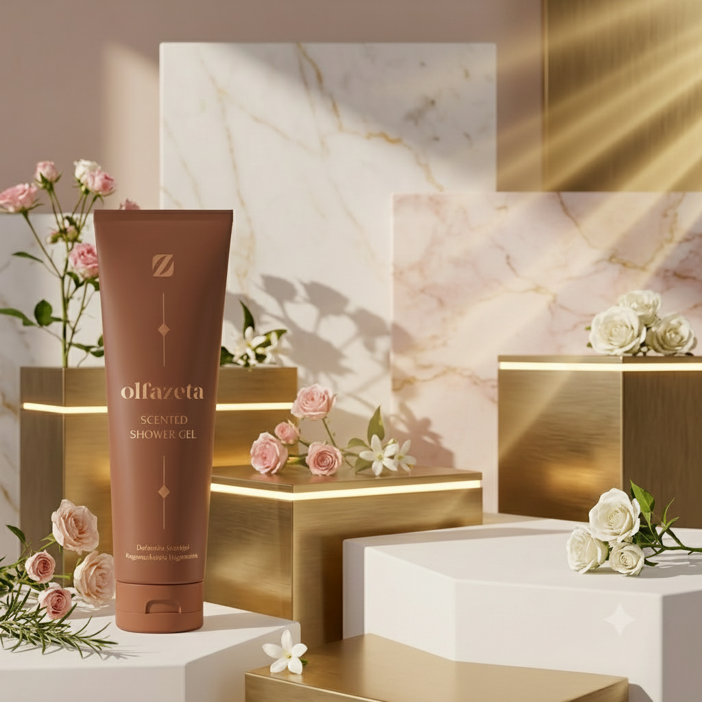 Flacon de Gel Douche Parfumé BSF019, gel douche parfumé — femme 250 mL