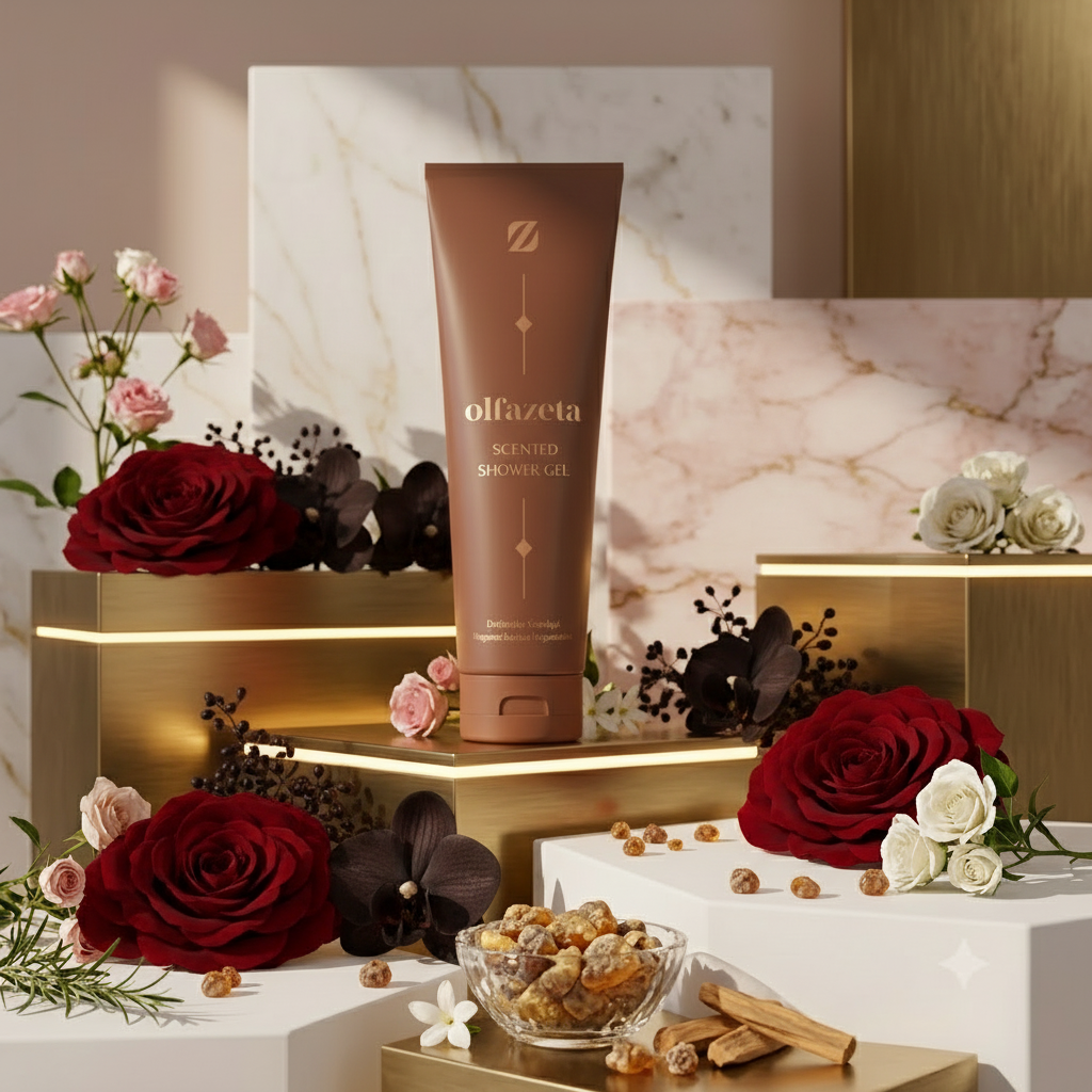 Flacon de Gel Douche Parfumé BSF023, gel douche parfumé — femme Flacon
