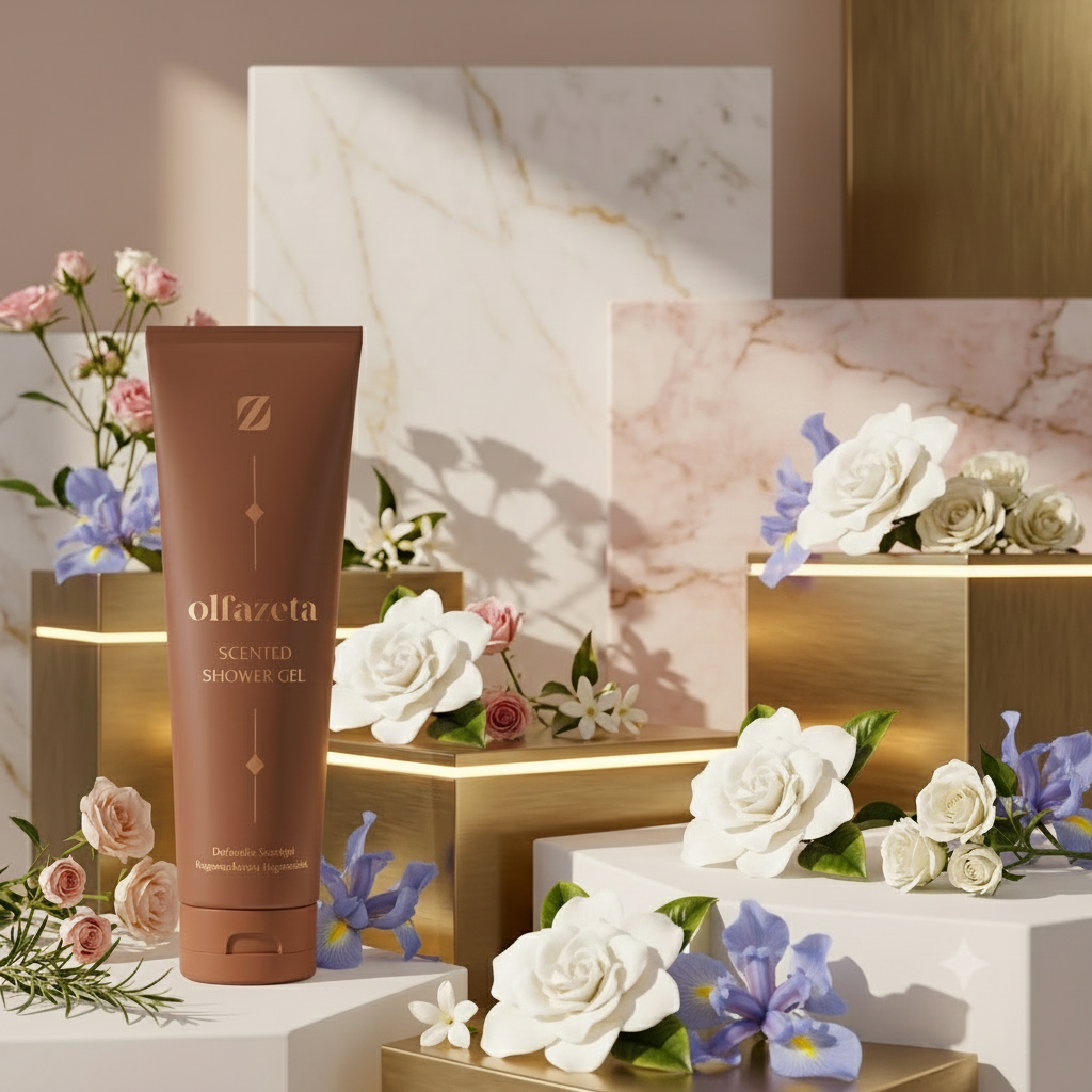Flacon de Gel Douche Parfumé BSF080, gel douche parfumé — femme 250 mL