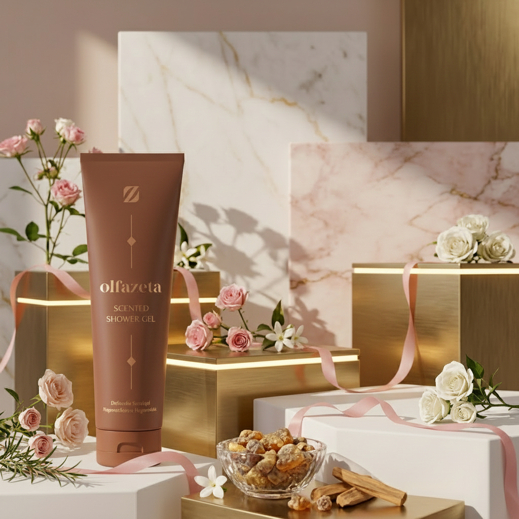 Flacon de Gel Douche Parfumé BSF121, gel douche parfumé — femme 250 mL