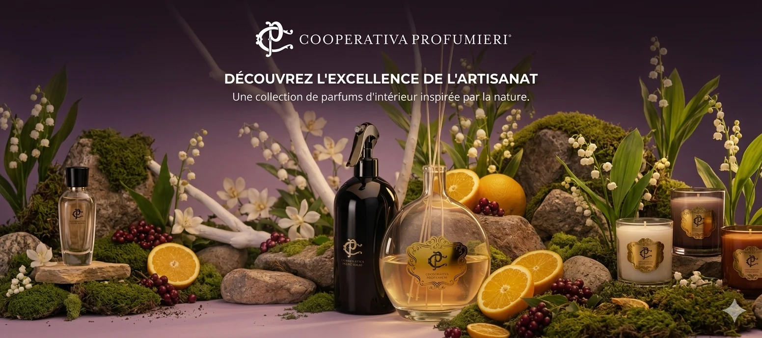 Flacons Cooperativa Profumieri au format spray 500 ml — parfums d'intérieur