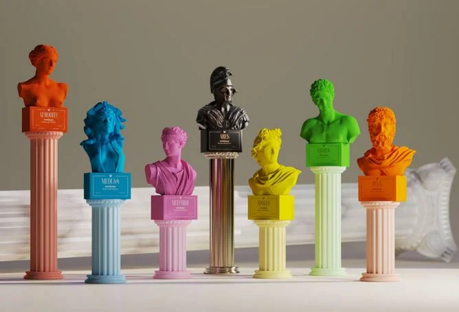 Flacon Mytologik inspiré de la mythologie grecque — collection de parfums Chogan