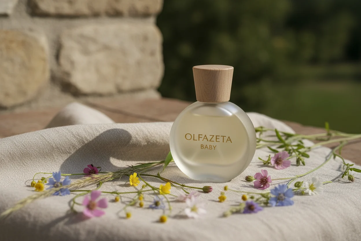 Flacon Olfazeta Baby — premier parfum de l'enfant