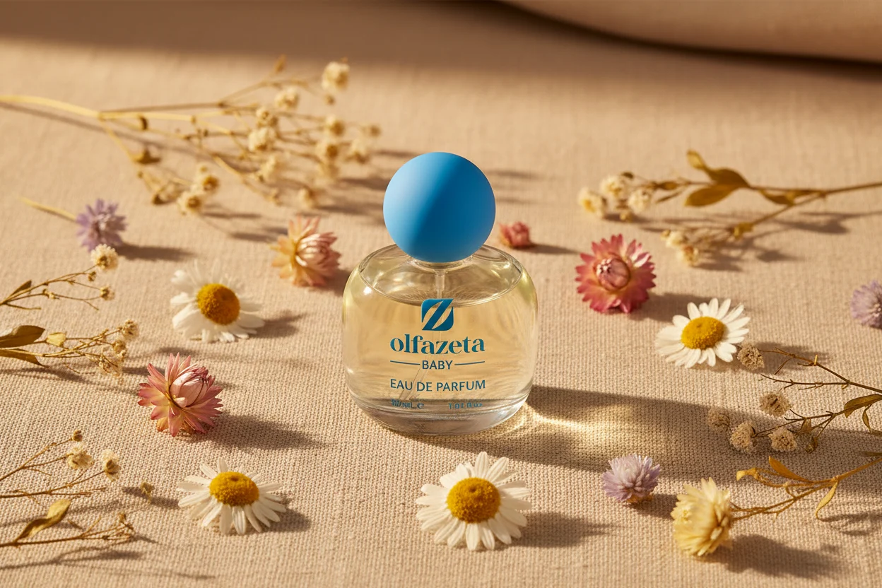Flacon Olfazeta Baby — conformité des parfums enfant