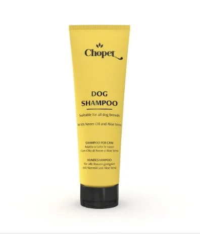 Flacon Chopet AN01B, shampoing pour chiens à l'aloe vera et à l'huile de neem, 250 ml