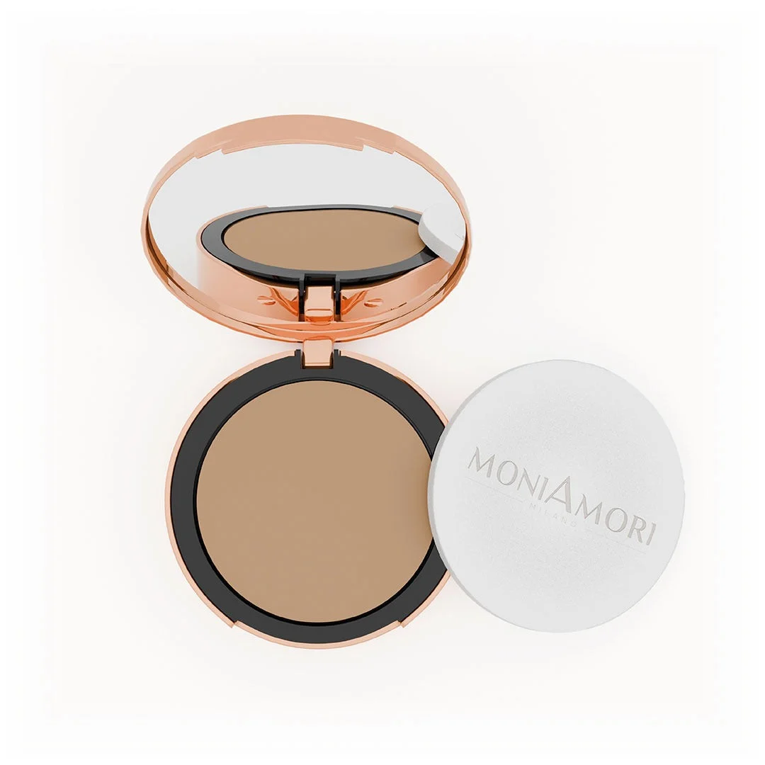 MoniAmori Solar Defence — Amaretto — fond de teint compact spf 30
