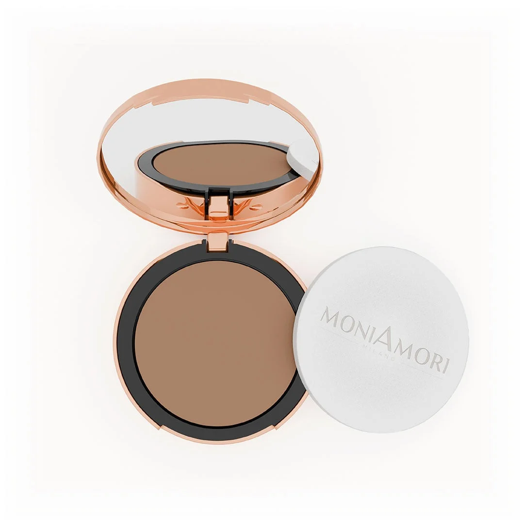 MoniAmori Solar Defence — Creme Caramel — fond de teint compact spf 30