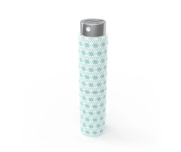 Étui à parfum de poche Monogram Rope TCOV005, blanc et turquoise